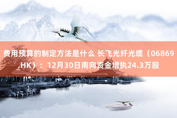 费用预算的制定方法是什么 长飞光纤光缆（06869.HK）：12月30日南向资金增执24.3万股