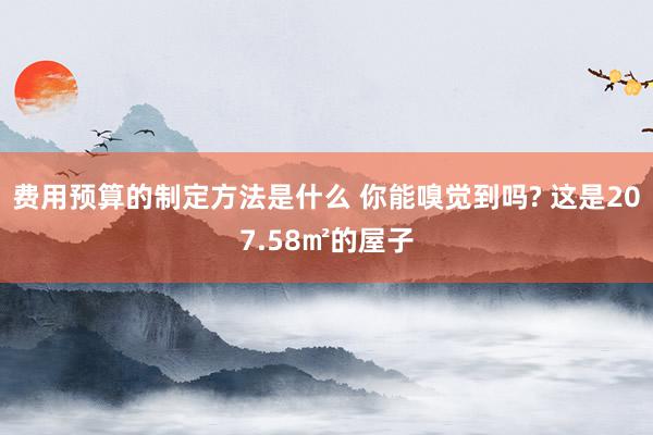 费用预算的制定方法是什么 你能嗅觉到吗? 这是207.58㎡的屋子