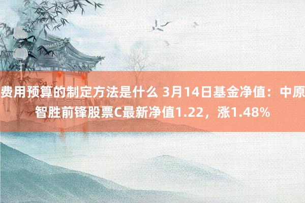 费用预算的制定方法是什么 3月14日基金净值：中原智胜前锋股票C最新净值1.22，涨1.48%